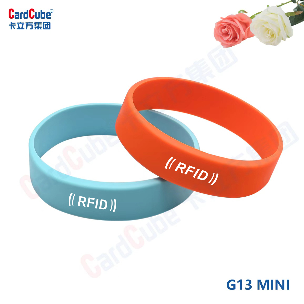 卡立方集團G13mini超薄硅膠腕帶手環(huán) 超薄設計引領RFID腕帶新潮流